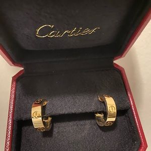 LNWT Cartier LOVE earrings B8022500 | Earrings \ LOVE| 18K
YG Small Hoop